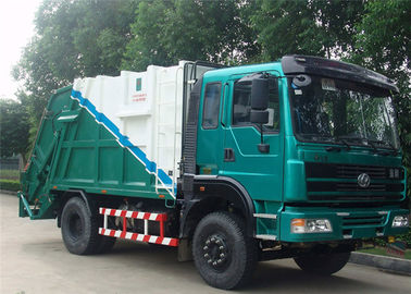 Cina Dongfeng 4x2 6cbm Sampah Compactor Truck DFA1080SJ11D3 Truk Sampah Hidraulik Menolak pemasok