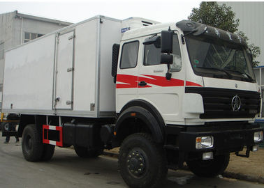 Cina Howo 4x2 5 Ton Refrigerated Truck, Van Pengiriman Didinginkan Dengan Hook pemasok