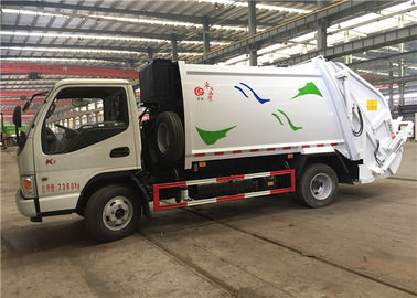 Cina Euro II RHD JAC 5cbm Sampah Compactor Truck 5000 Liter Sepenuhnya Disegel pemasok
