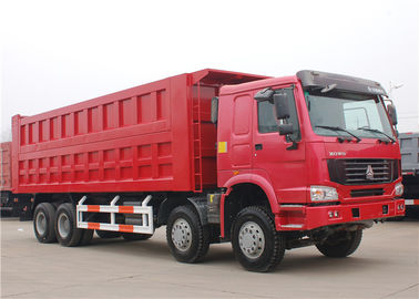 Cina 12 Wheeler HOWO 8x4 Dump Truck 50 Ton 40 Ton Kapasitas Besar 3 As ISO 9001 Certified pemasok