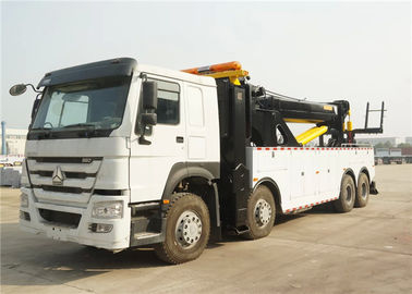 Cina 50T Road Wrecker Tow Truck 12 Wheels 8x4 371hp 50 ton Kiri / Kanan Hand Drive pemasok