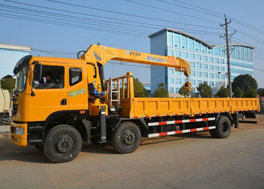 Cina DFAC Dongfeng 6x2 Truck Mounted Boom Crane / 10 Ton Crane Mobile CS2018XX pemasok