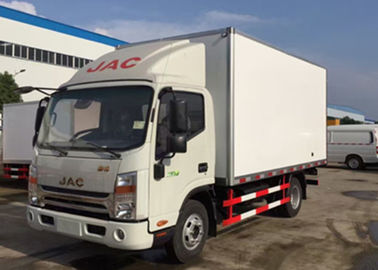 Cina Dongfeng 5 Ton Didinginkan Van Truck, Mobile Cold Room Truck Untuk Buah / Seafood pemasok