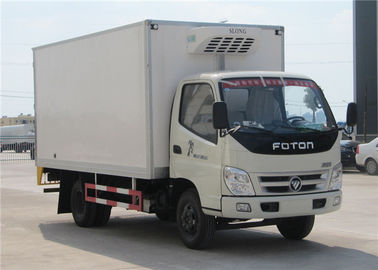 Cina FOTON 6 Roda Truck Box Pendingin kecil, 3 Ton Kulkas Freezer Truck pemasok