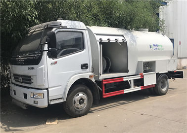 Cina 6m3 3 Ton 6000l Bobtail Lpg Truck, Dongfeng 6 Roda Lpg Filling Dispenser Truck pemasok