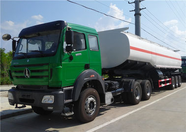 Cina Beibei / HOWO Tractor Truck + 3 axle 42000L 45000 L 50000 L Oil Tanker / Tangki Bahan Bakar Truk Trailer pemasok