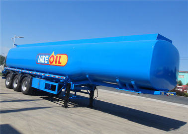 Cina 3 As 45.000 50000 liter Tanker Baja Aluminium Minyak Pengiriman Tangki Bahan Bakar Diesel Tanker Tangki Semi Trailer pemasok