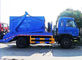 2 Gandar 8 - 10cbm Compactor Truck Limbah, 6 Roda Sampah Pengumpul Truk pemasok