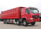 12 Wheeler HOWO 8x4 Dump Truck 50 Ton 40 Ton Kapasitas Besar 3 As ISO 9001 Certified pemasok