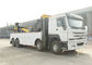 50T Road Wrecker Tow Truck 12 Wheels 8x4 371hp 50 ton Kiri / Kanan Hand Drive pemasok