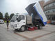 Tekanan Tinggi Air Circuit Road Sweeper Truck 4x2 5500 Liter Untuk ISUZU pemasok