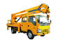 ISUZU 10 m - 24m High Altitude Operation Truck 4X2 Untuk Pemeliharaan / Pemasangan pemasok
