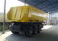 30CBM 3 Gandar Tugas Berat Semi Trailer U Bentuk Akhir Tipper Semi Trailer / Rear Dump Truck pemasok
