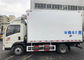 HOWO 4x2 Didinginkan Box Truck Fiberglass Batin, 3 Ton Kulkas Freezer Truck pemasok