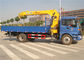 Truk Sino Cina FOTON 4x2 Truck Mounted Crane 8 Ton Cargo Mounted Arm Lurus XCMG Crane pemasok
