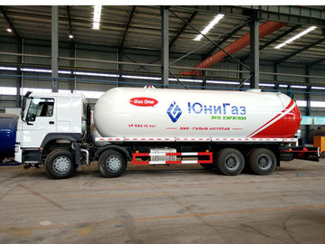 Cina Sinotruk HOWO 35.5m3 Truk Tanker LPG, Truk Pengiriman Gas LPG Untuk Memasak Gas pemasok