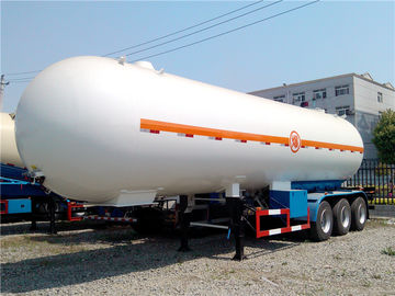 Cina 25 ton Tanker Truck Trailer 3 Gandar Q345R 50000L 50M3 25T LPG Gas Tanker Truck pemasok