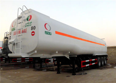 Cina 60M3 Oil Transport Tanker Semi Trailer, Fuel Tank Trailer Heavy Duty 3 Axle 60000L pemasok