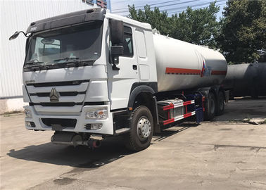 Cina 6x4 10 Roda 20M3 LPG Gas Tanker Truck 20000L Warna Disesuaikan Untuk HOWO pemasok