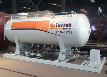 Cina 10M3 LPG Storage Tank 10000 Liter LPG Filling Stations Jenis Terpisah Jenis Terpisah pemasok