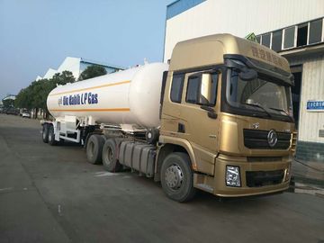 Cina 40 Cbm Tanker Truck Trailer 20 Ton Trailer Petrol Tanker Liquefied pemasok