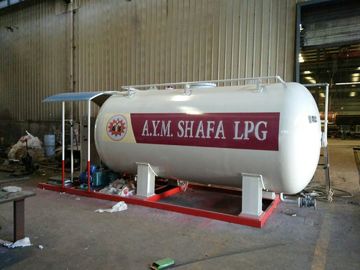 Cina 20000L LPG Gas Storage Tank 20m3 Filling Station 10 Ton Dengan Nozzle Dispenser Ganda pemasok