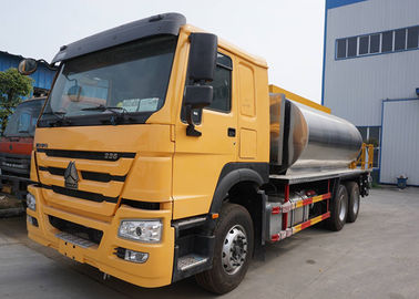 Cina Sinotruk 6x4 16M3 Asphalt Tanker Truck, 16 CBM Aspal Sprayer Truck DFL1160BX6 pemasok