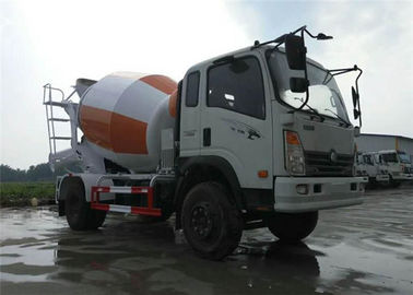 Cina Mobile Concrete Mixer Truck 4x2 6 Roda Drum Mixer 6m3 6m3 Untuk Sinotruk pemasok