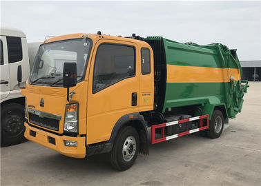Cina HOWO 4X2 8m3 Sampah Compactor Truck 5 ton Truk Pengangkut Limbah Kolektor Truk Terkompresi pemasok