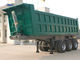 Carbon Steel T700 Tugas Berat Semi Trailer 3 Gandar 26M3 - 30M3 30t 40 Ton 50T Dump Trailer pemasok