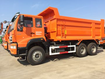 SINOTRUK HOWO Dump Truck Trailer 6 * 4 336hp 30 Ton 10 Wheeler CCC Disetujui pemasok