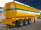 Oil Tanker Truck Trailer 3 Axle 45000 L 50M3 50cbm Carbon Steel Fuel Tanker Semi Trailer pemasok