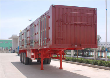 VAN Type Heavy Duty Semi Trailers 3 Axle 45 Ton - 60 Ton Trailer Cargo Van pemasok