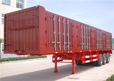 VAN Type Heavy Duty Semi Trailers 3 Axle 45 Ton - 60 Ton Trailer Cargo Van pemasok