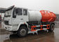HOWO 6 Roda 4000L Air Sewage Tank Truck + 4000L Fecal Suction Truck 8000L pemasok