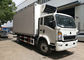 Sinotruk FAW 4X2 Truk Pendingin Kecil, 5T Fiberglass Komersial Refrigerated Trucks pemasok