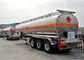 Aluminium Alloy Fuel Tanker Truck Trailer 3 Gandar 42000L 42cbm Trailer Oil Transport Tank pemasok