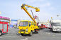 Sinotruk Howo Aerial Lift Truck, 8 - 24 Meter Tinggi Aerial Bucket Truck pemasok