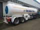 40 Cbm Tanker Truck Trailer 20 Ton Trailer Petrol Tanker Liquefied pemasok
