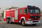 Truk Pemadam Kebakaran Air Dan Busa, HOWO 290 Hp Heavy Rescue Fire Truck Water Tank pemasok
