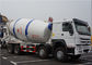 HOWO 8X4 12M3 Ready Mix Concrete Truck 12 Meter Kubik Dengan Mixer Drum pemasok