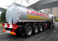 Stainless Steel 30 Ton Fuel Tank Trailer Tri-Gandar 35000L 35M3 Fuel Oil Transport Tank Semi trailer pemasok