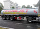 Stainless Steel 30 Ton Fuel Tank Trailer Tri-Gandar 35000L 35M3 Fuel Oil Transport Tank Semi trailer pemasok